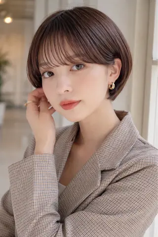 ショート 暖色/表参道/ ボブカット/ゆきのヘアスタイル