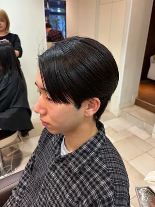 パーマ メンズ メンズ毛流れ 縮毛特化/土屋丈のヘアスタイル