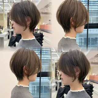 ショート カラー urara/ショート /透明感カラーのヘアスタイル