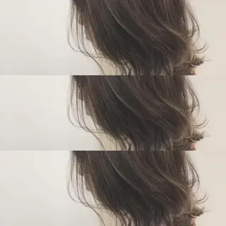 ミディアム ＨＩ ROのヘアスタイル