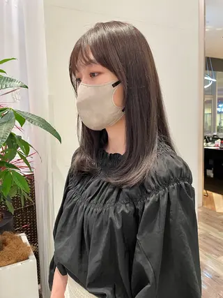 ロング カラー ktwo/難波 /似合わせ/木浦のヘアスタイル