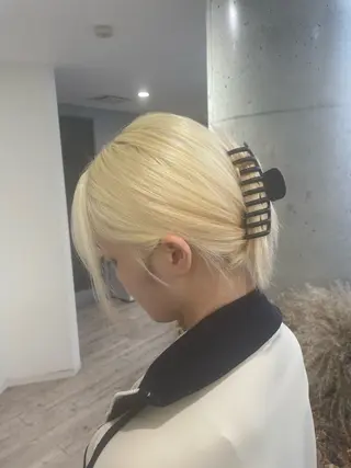 ロング ♡似合わせハイトーン ♡maiのヘアスタイル