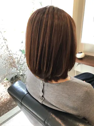 ショート 髪質改善✨️透明感カ ラー✧*。山下さいみのヘアスタイル