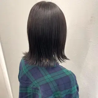 ミディアム カラー shiho .のヘアスタイル