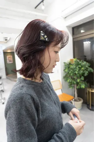 ショート カラー レイヤー/似合わせ TAKUYAのヘアスタイル