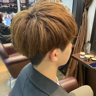 ショート メンズ 酸スト/フェザー パーマ/三谷海斗のヘアスタイル