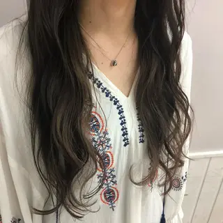 ロング カラー 横浜Bob美容師🤎 ERINAのヘアスタイル
