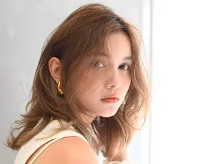 セミロング カラー パーマ アートディレクター のぐちのヘアスタイル