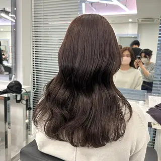 セミロング 🤎MISAKI 艶髪カラー🤎のヘアスタイル