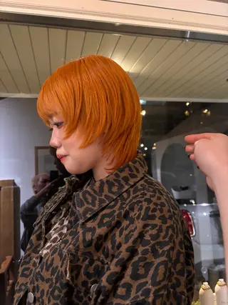 ショート mirai/レイヤー ボブ/デザインのヘアスタイル