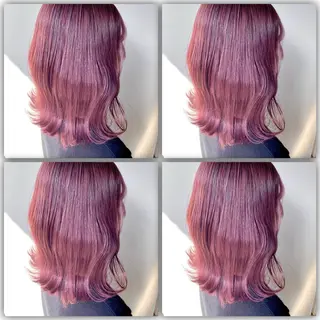 ミディアム カラー ヘアアレンジ レイヤーダブルカラー KYON店長のヘアスタイル