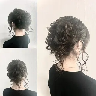 セミロング カラー ヘアアレンジ ✨最強美容師✨ 💙にっしー西村💙のヘアスタイル