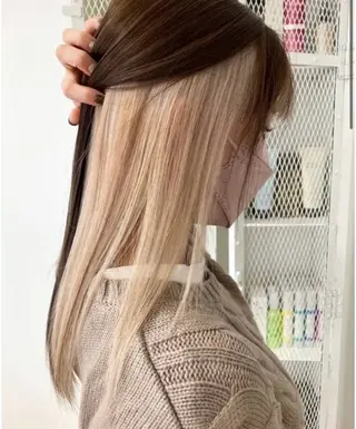 カラー 牛澤 優斗のヘアスタイル