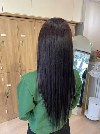 ロング 金山／森心乃　カット ブリーチモデル募集中のヘアスタイル