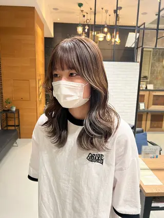 セミロング カラー 🔥メンズパーマ🔥 鈴木 翔斗のヘアスタイル