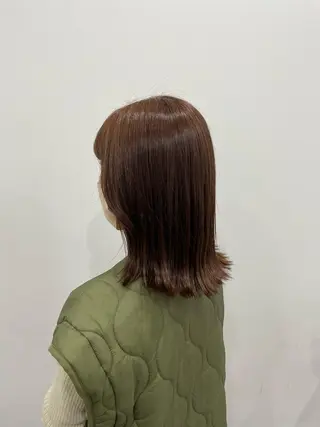 ミディアム ニシザカ マナのヘアスタイル