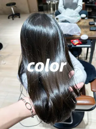 ロング カラー ニュアンスパーマ/ フェザーパーマ/平木のヘアスタイル