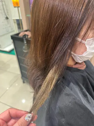 ロング カラー Miyu🦄ash メンズカット/まつげのヘアスタイル