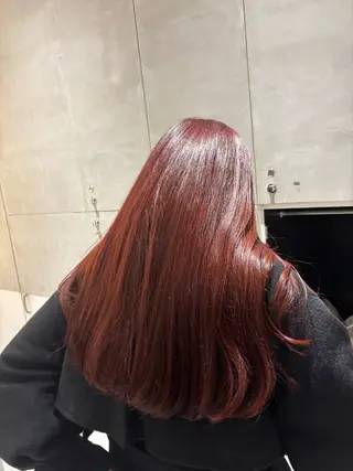ロング カラー ヘアアレンジ 似合わせカットカラー 💎モエのヘアスタイル