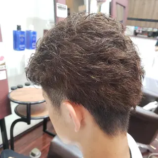 メンズ カラー Well‘s黒木🌿 レイヤー💎寒色のヘアスタイル