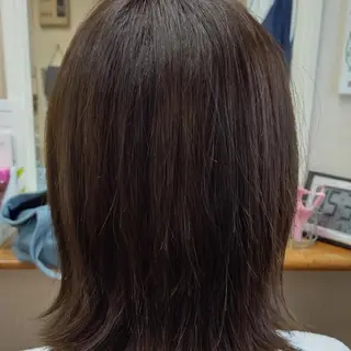 カラー ミディアム Uketoru 横田健のヘアスタイル