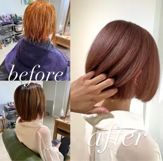 ショート カラー 過去一の柔髪ヘア 🌿einshairのヘアスタイル