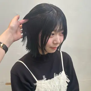 ショート カラー noa / 郡山ボブ ×透明感カラーのヘアスタイル