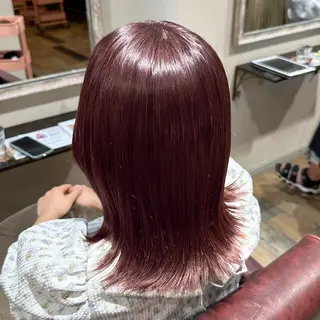 ミディアム カラー 柔らかいcolor ￤韓国￤🩰マユ🩰のヘアスタイル