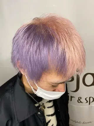 ショート カラー パーマ ヘアアレンジ メンズ キッズ ネイル マツエク・マツパ 🌈髪質改善・美髪矯 正・平野瀬乃🌈のヘアスタイル