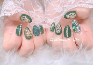 ネイル 23時まで❤︎韓国、 ワンホンネイルのネイルデザイン