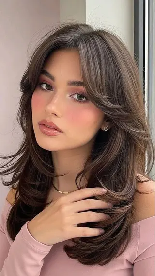 ミディアム 💖海外girl💖 レイヤー/MEARIのヘアスタイル