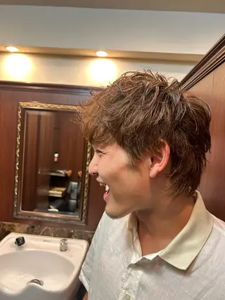 ショート メンズ ヒロ銀座barber shop秋葉原所属・仙庭 風輝のヘアスタイル