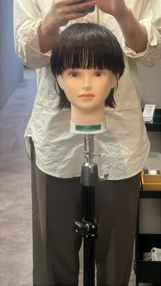 ショート カラー パーマ/透明感カラー 元町🌱takutoのヘアスタイル
