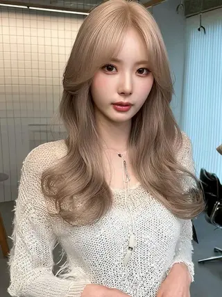 ミディアム カラー 🖤KOKOHA ／透明感カラー🖤のヘアスタイル