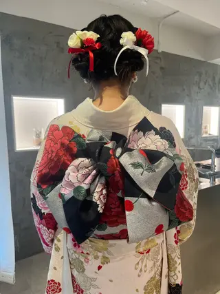 大人カラー✳︎ボブ 横関由美のヘアスタイル