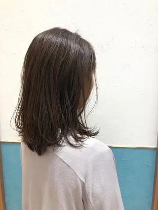 ミディアム カラー Lond labのヘアスタイル