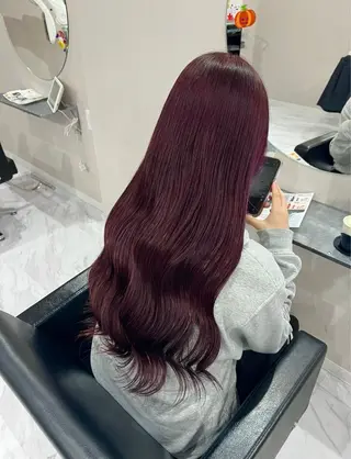 ロング 💙透明感カラー推し 🇰🇷ココロ🦋のヘアスタイル