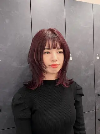 ミディアム カラー Ｖｉｏｔ  銀座 樋口 桃佳のヘアスタイル