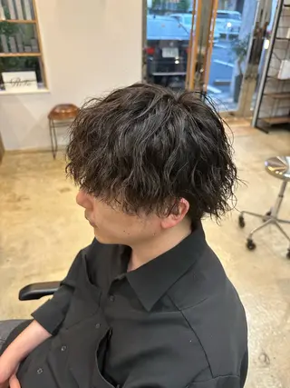 ショート パーマ メンズ 倉持誠也 ショートスタイル特化のヘアスタイル