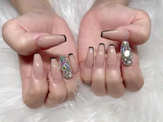 ミディアム ネイル 《LB》ラブリエ Nail&eyeのマツエク・マツパデザイン