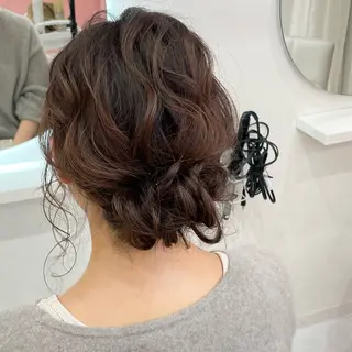 セミロング 山口 舞弥のヘアスタイル