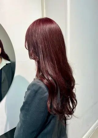 ロング カラー 横浜/ブリーチ/ ダブルカラー/RINのヘアスタイル