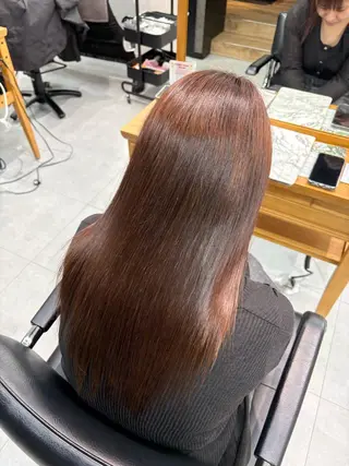 セミロング カラーモデル募集 ✨🤍モモハ🤍✨のヘアスタイル