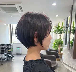 ショート タナカ レイヤのヘアスタイル