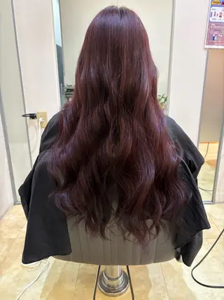 ロング カラー 亀山 来未のヘアスタイル