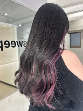 カラー にった みずきのヘアスタイル