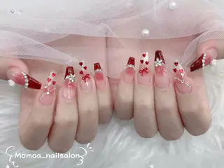 ネイル MoMoA Nail ネイル長さ出し専門店のネイルデザイン