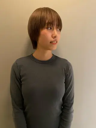 ショート カラー 似合わせカラー /パーマ🪿 moeのヘアスタイル
