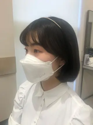 ショート ❤︎︎韓国ヘア❤︎︎ 𝑺𝒉𝒊𝒉𝒐のヘアスタイル