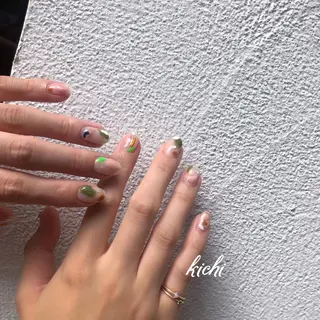 ネイル kichi･: *のネイルデザイン